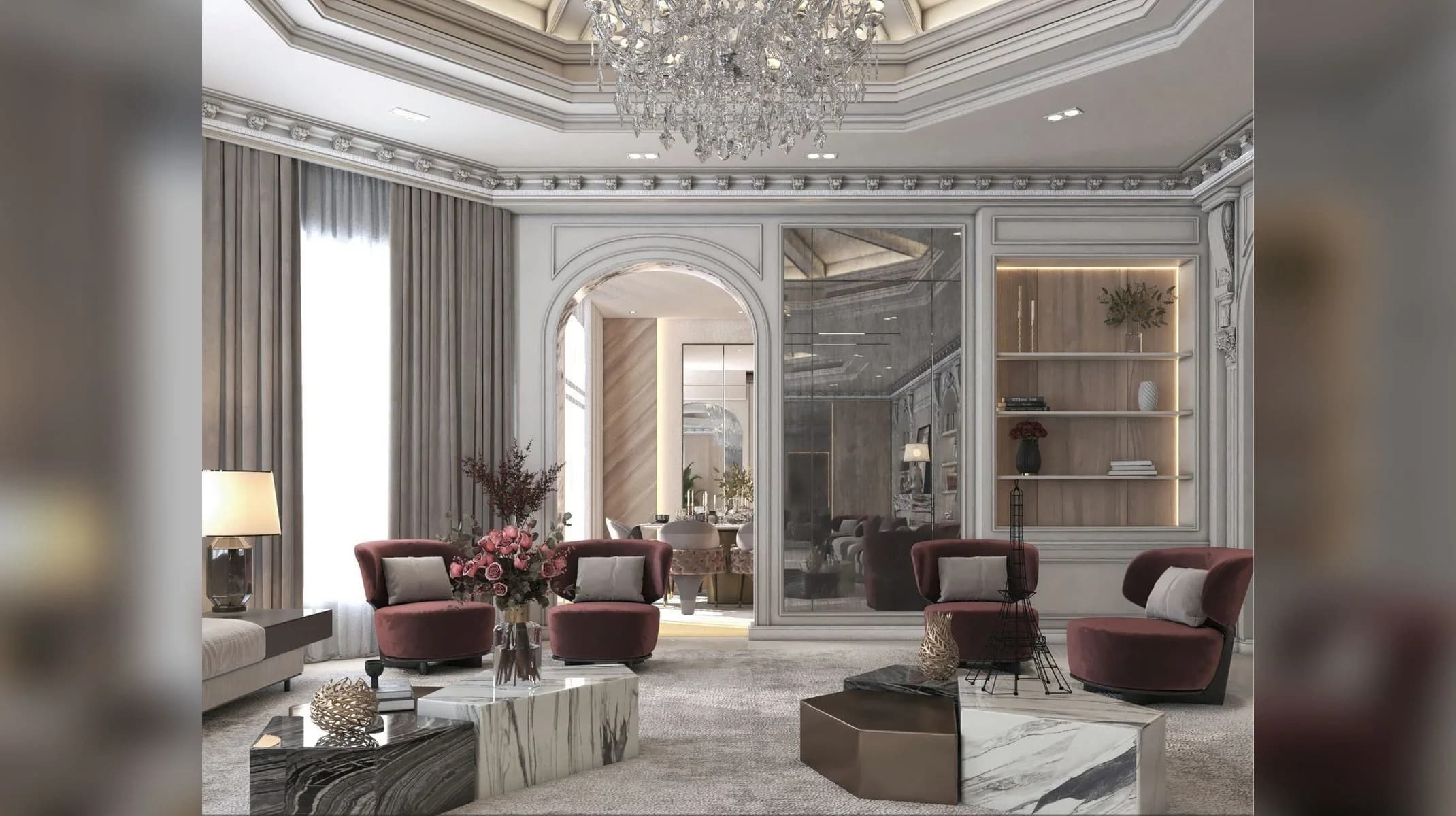 Private Palace in Zabeel — Interior Design by Golden Triangle