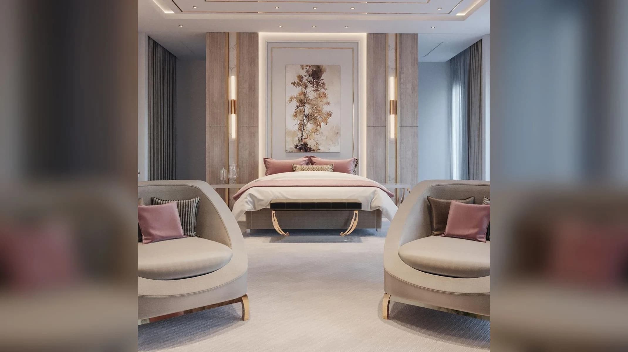 Private Villa in Al Khwaneej — Interior Design by Golden Triangle
