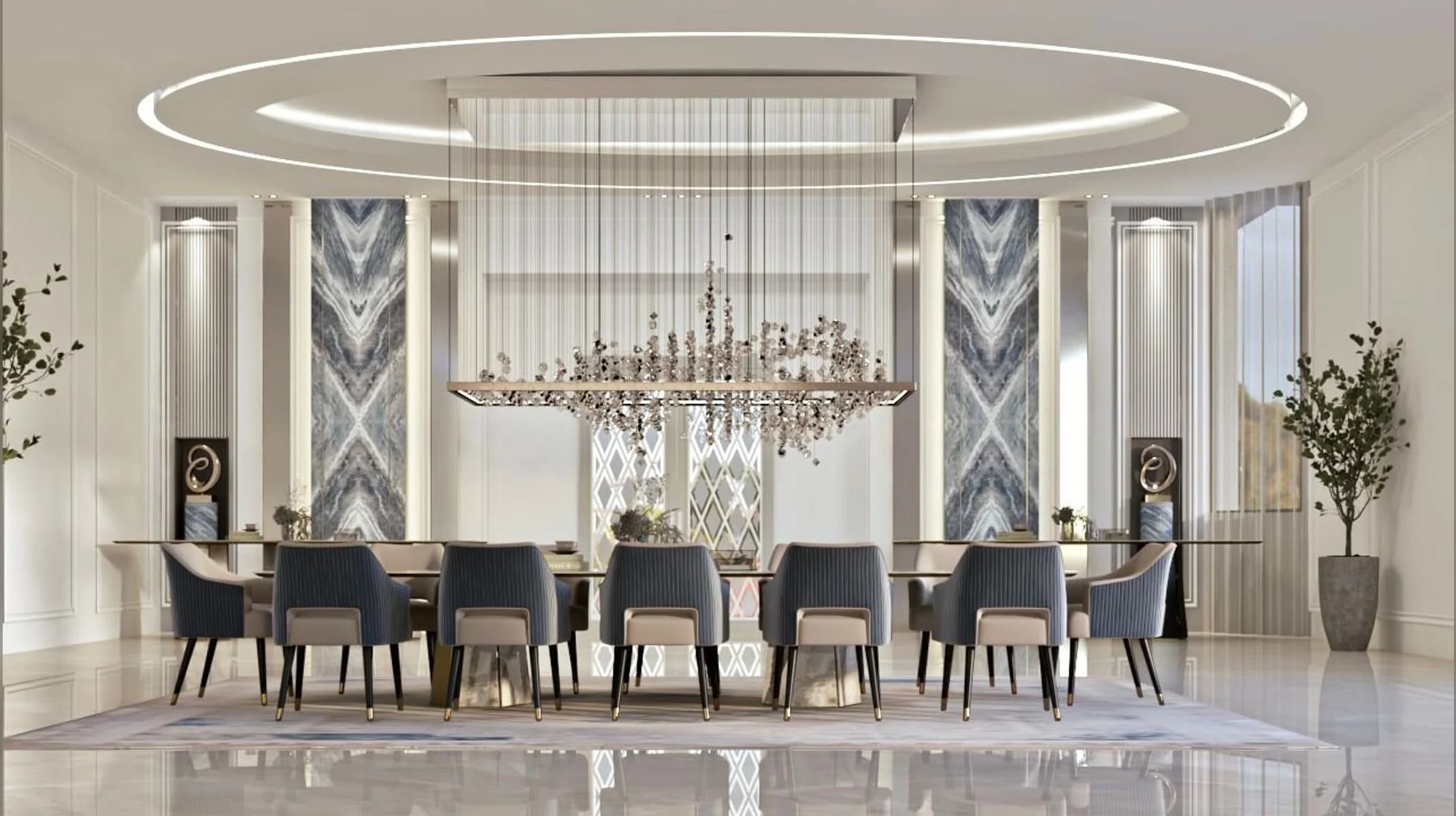 Private Villa in Zabeel2 — Interior Design by Golden Triangle